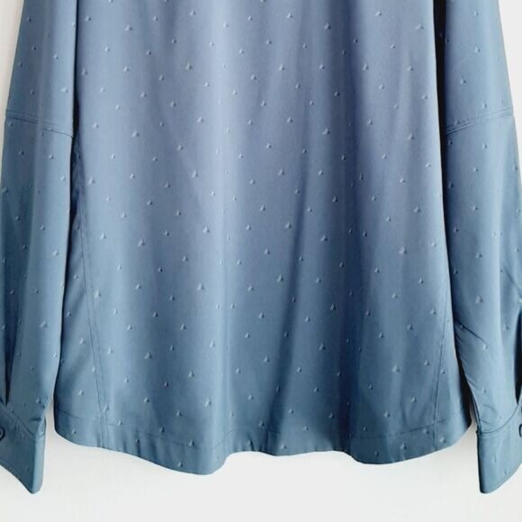 WIND RIVER Vented Back Fishing Utility Sleeve Button Down Shirt Blue Men's Sz XL - Picture 8 of 16